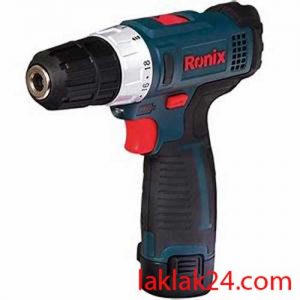 دريل شارژی 12 وات ليتيوم کيفی رونيکس 8612