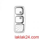 سينک استيل البرز مدل 50*270 توکار لگن چپ