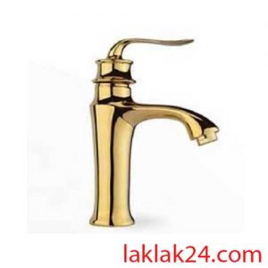 شير روشویی طلایی آرسو مدل لاروس