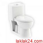 توالت فرنگی چينی کرد مدل لوئيزا