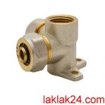 سه راه صفحه دار کوپلی 90 درجه نيوپايپ 20x1/2x20