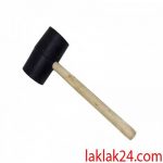 چکش لاستيکي کوچک دسته چوبي