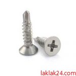 پیچ خودکار سر تخت سر مته سایز 1/5 سانت