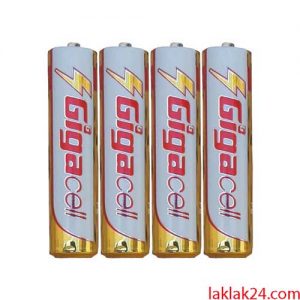 باتری نیم قلمی گیگاسل شیرینگ 4 تایی