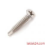 پیچ خودکار سرتخت سر مته سایز 6 سانت