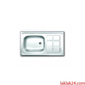 سینک اخوان 50*80 تک لگن چپ