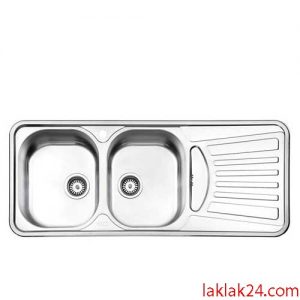 سینک استیل البرز توکار لگن چپ 50*725