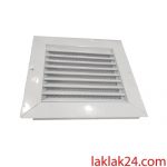 دریچه تهویه آهنی سفید توری دار 20*20