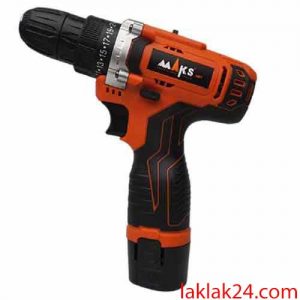 دریل شارژی 12 ولت مکس دو باطری با کیف مدل DL2B
